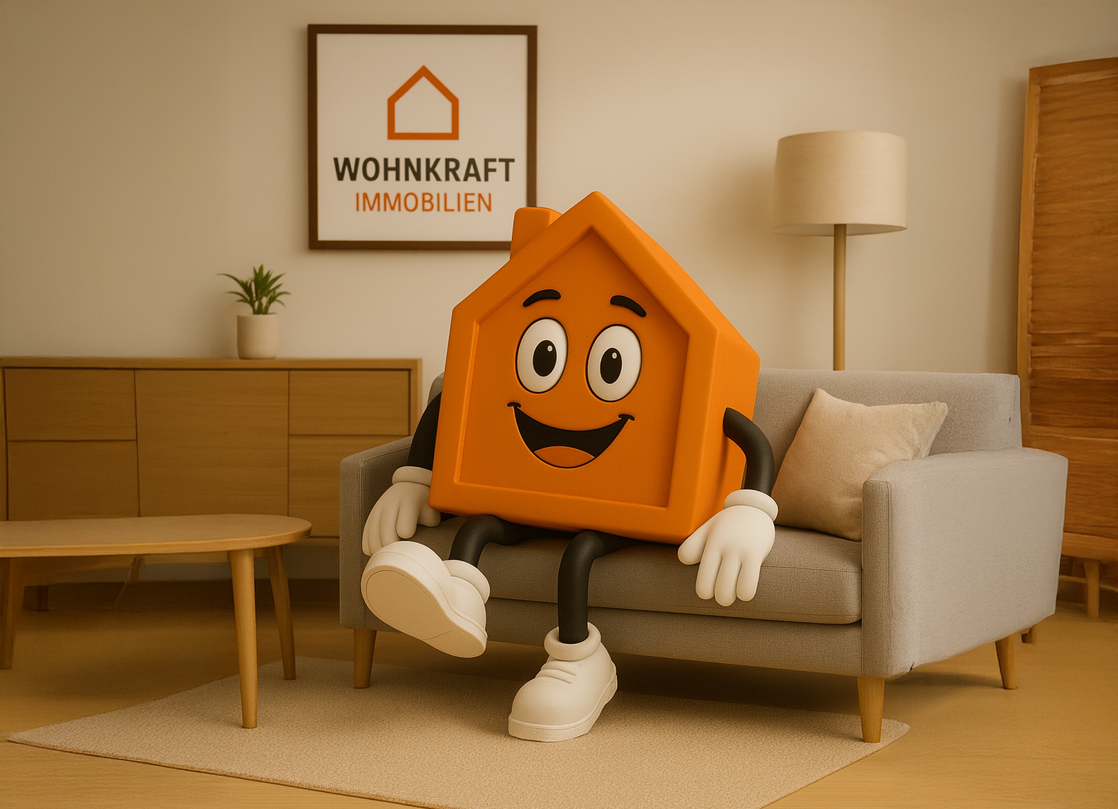 Homie, das Masskotchen von Wohnkraft Immobilien